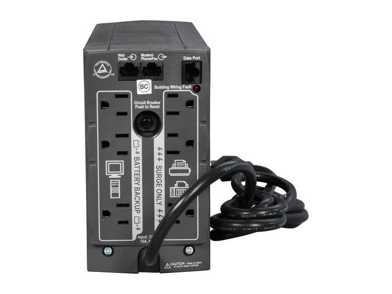 APC BK500BLK Back-UPS CS - UPS - External - Standby - AC 120 V - 300 Watt / 500