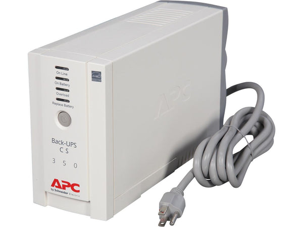 APC BK350  Back-UPS CS 350 - UPS - External - Standby - AC 120 V - 210 Watts /