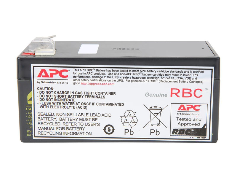 APC UPS Battery Replacement for APC Back-UPS models BE350G (RBC35)