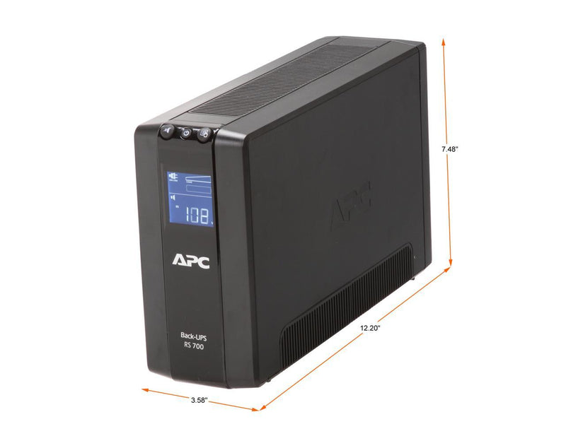 APC Back-UPS Pro 700VA UPS Battery Backup & Surge Protector (BR700G)