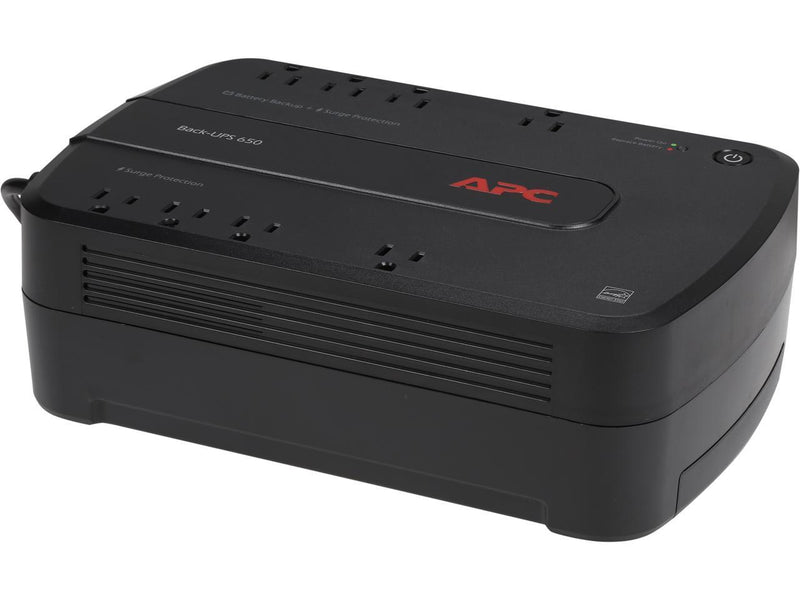 APC Back-UPS BE650G1 650 VA 390 Watts 8 Outlets Back-UPS 650