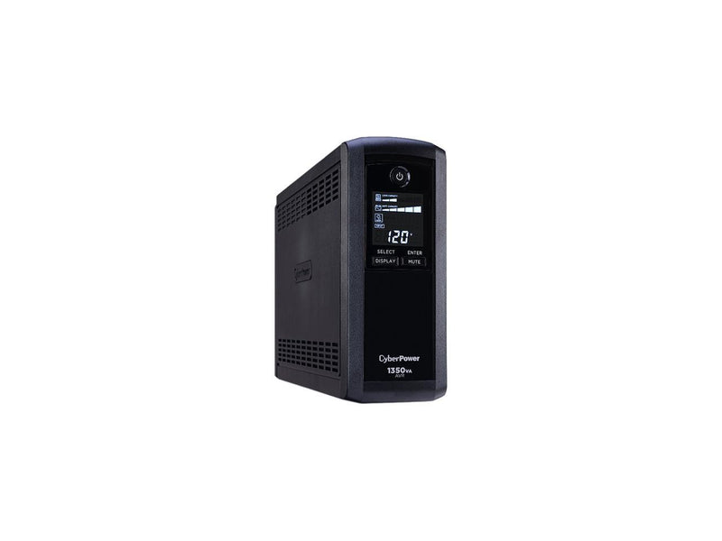CyberPower CP1350AVRLCD Intelligent LCD UPS System, 1350VA/815W, 10 Outlets