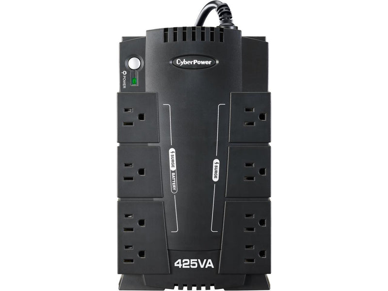 CyberPower Standby Series CP425SLG 425 VA 255 Watts 8 Outlets UPS