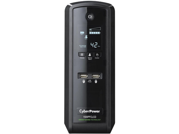 CyberPower TAA Compliant CP1500PFCLCDTAA UPS 1500VA 900W PFC Compatible Pure