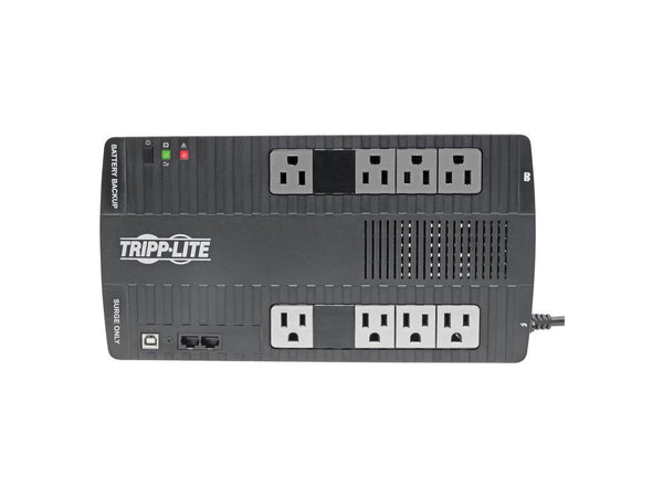 Tripp Lite VR550U Series 550VA 300W Line-Interactive UPS -8 NEMA 5-15R Outlets,