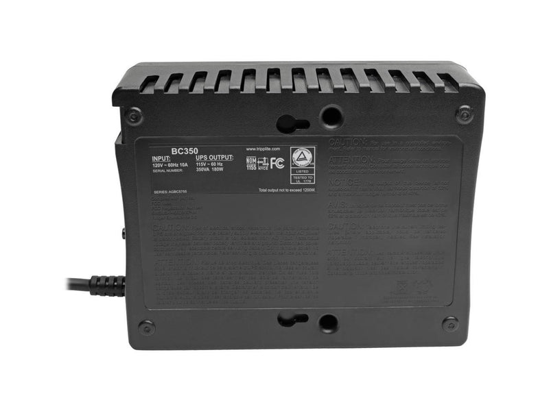 Tripp Lite BC350 BC Personal 350 VA 180 Watts 6 Outlets Standby UPS for PCs