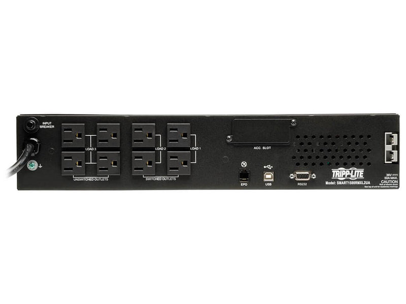 Tripp Lite SM1500RMXL2UTAA Smart Pro 1500VA 1350 Watts 8 Outlets 2U Rackmount