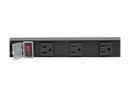 Tripp Lite 12 Outlet Power Strip 5-15R 15' Cord Vertical 5-15P 15A 36" Black -