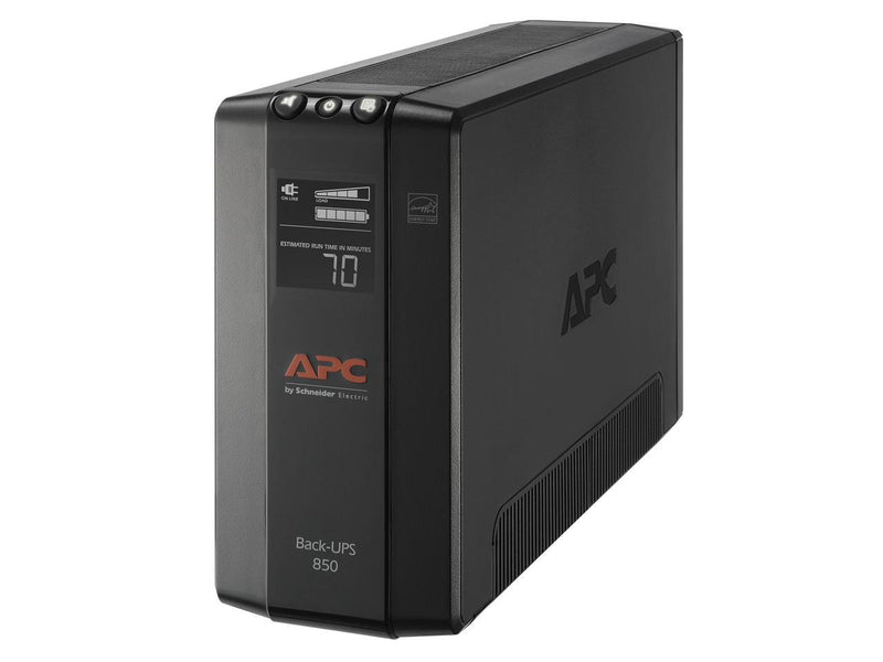 APC BX850M Back-UPS 850, Compact Tower, 850VA, 120V, AVR, LCD, 8 NEMA outlets (4