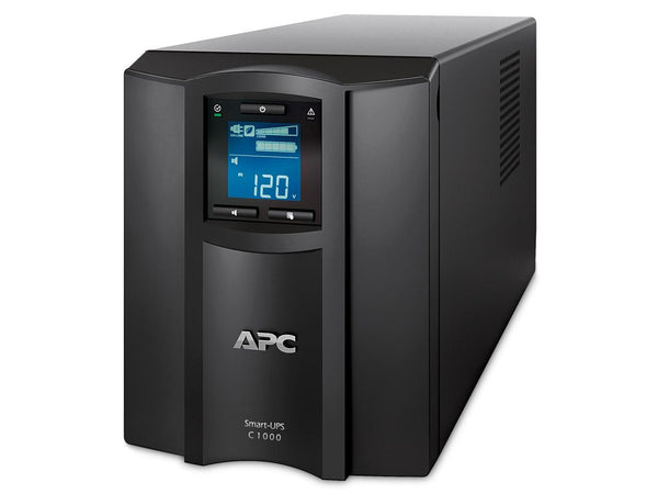 APC SMC1000C 1000 VA 600 Watts 8 Outlets Pure Sinewave Smart-UPS with