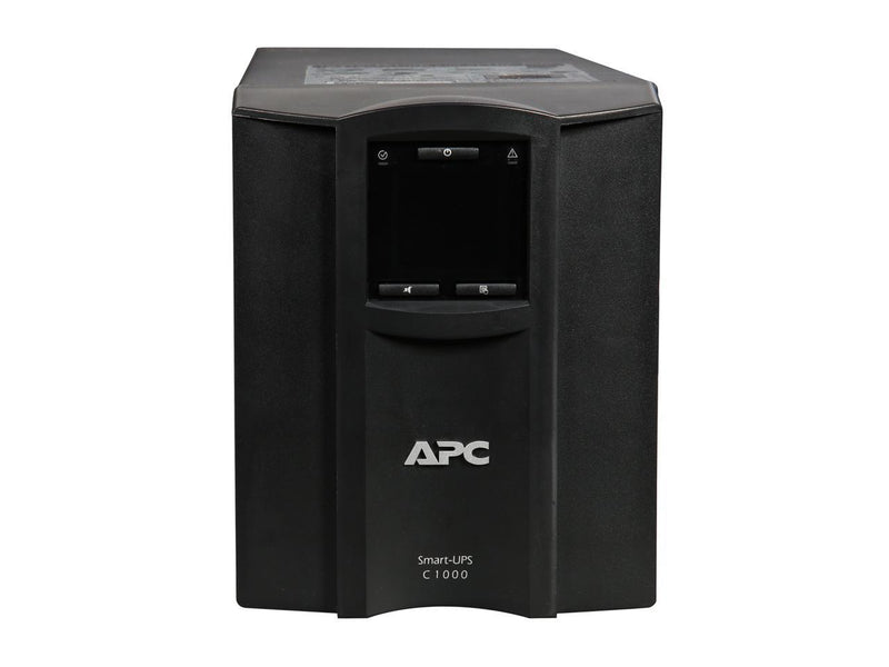 APC SMC1000C 1000 VA 600 Watts 8 Outlets Pure Sinewave Smart-UPS with