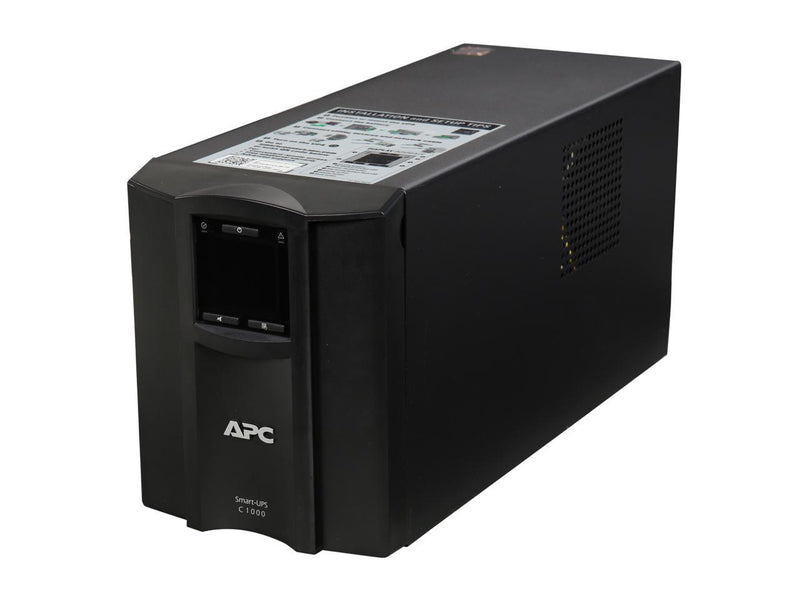 APC SMC1000C 1000 VA 600 Watts 8 Outlets Pure Sinewave Smart-UPS with