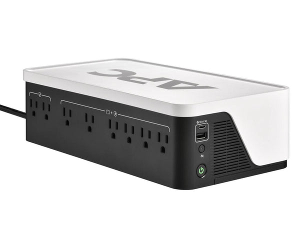 APC UPS Battery Backup, 1050VA UPS with 6 Backup Battery Outlets, Type C USB