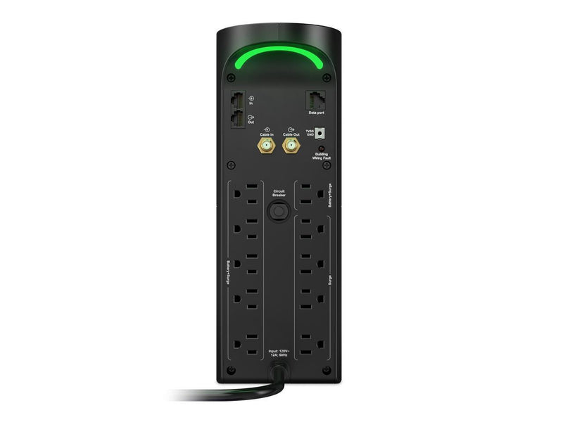 APC BGM1500B-US Back-UPS Pro for Gaming, 1500VA/900W, Tower, 120V, 10x NEMA