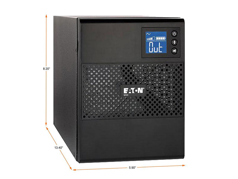 Eaton 5SC UPS - 750 VA/525 W - 5 Minute - Tower - 5 Minute - 6 x NEMA 5-15R