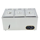 MOOTACO Commercial Food Warmer Stainless Steel Bain Marie Buffet Warmer 1500W - Brand New