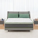 NOVILLA KING MATTRESS 12 INCH GEL MEMORY FOAM HYBRID N-M02020-12-K-N2 - WHITE - Like New