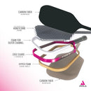 JOOLA TYSON MCGUFFIN MAGNUS 3 PICKLEBALL PADDLE ELONGATED MAGNUS3-14 - PINK - Like New