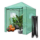 PEXFIX 6'X 5' PORTABLE WALK-IN GREENHOUSE EASY SETUP GARDEN GREEN HOUSES - GREEN - Like New