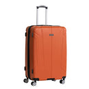 BEN SHERMAN DERBY SPINNER TRAVEL UPRIGHT LUGGAGE, 28-INCH CHECKED - MANDARIN - Like New