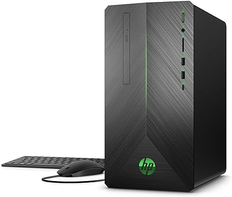 HP Pavilion Desktop AMD RYZEN 3 2200G 8GB 1 TB HDD RADEON RX550 690-0010 - BLACK - Like New