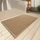 GENERIC UPGRADED WAFFLE BATH MAT, SUPER ABSORBENT NON SLIP BATH MATS 18 x 30 - Like New