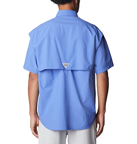 COLUMBIA MEN'S BAHAMA II SHORT SLEEVE SHIRT - SIZE: MEN XL - VIOLET SEA - Brand New