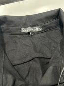 JAMES TAYLOR LARGE BLACK BUTTON UP COLLAR SHIRT - SIZE: MEN L - BLACK - Like New
