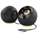 CREATIVE PEBBLE SE MINIMALIST 2.0 USB-C POWERED PC SPEAKERS WITH RGB LIGHTING - Like New
