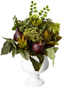 Nearly Natural Artichoke Hydrangea Silk Flower Arrangement B00BSXK38C - Like New