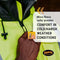 PIONEER HI VIS BOMBER MEN WATERPROOF REFLECTIVE ANSI CLASS 3 WINTER RAIN JACKET - Brand New