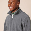 B0738H6TFC Amazon Essentials Men's Full-Zip Fleece Jacket Heather Size: Large - Brand New