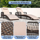 UPLAND HDPE POOL LOUNGE CHAIRS 2 PK, ARMRESTS, ERGONOMIC - BROWN/KHAKI - Brand New