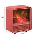 DURAFLAME PORTABLE ELECTRIC PERSONAL CUBE SPACE HEATER - RED - Scratch & Dent