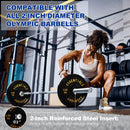 BALANCEFROM OLYMPIC BUMPER PLATE WEIGHT PLATE WITH STEEL HUB,BLACK, 15LBS SINGLE - Like New