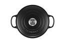 Le Creuset Enameled Cast Iron Signature Sauteuse Oven 3.5 qt - Licorice - Like New