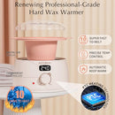 KOTAMU Waxing Kit Digital Wax Pot Warmer Hair Removal - Pink - Brand New
