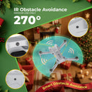 Contixo F21 RC Quadcopter: Drone Camera 1080P, Altitude Hold, FOV 60° - Gray - Like New