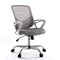 SMUG HOME OFFICE CHAIR ERGONOMIC COMPUTER DESK MESH MID-BACK HEIGHT - GREY - Like New
