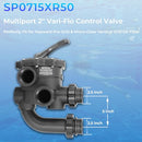 HAYWARD 2 INCH POOL MULTIPORT CONTROL VALVE SP0715XR50 - BLACK - Like New