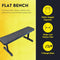 HULKFIT HEAVY-DUTY ADJUSTABLE UTILITY FLAT INCLINE DECLINE WEIGHT BENCH - BLACK - Like New