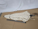 CALIFORNIA UMBRELLA PARKSIDE SERIES 9 FT ALUMINUM POLE - WHITE/GOLD/BLACK - Like New