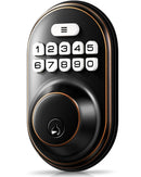Veise Keyless Entry Door Lock, Electronic Keypad Deadbolt, Auto Lock - Bronze - Like New