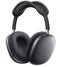 For Parts: APPLE AIRPODS MAX SPACE GRAY WITH BLACK HEADBAND -NO POWER