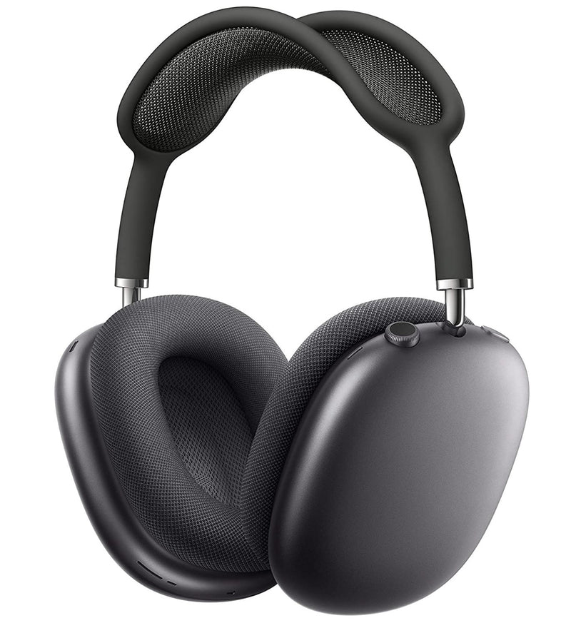 For Parts: APPLE AIRPODS MAX SPACE GRAY WITH BLACK HEADBAND -NO POWER