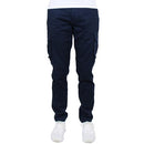 BLU ROCK MEN'S FLEX-STRETCH COTTON CARGO PANTS - MEN 34 - NAVY - Like New