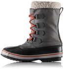 SOREL MENS 1964 PAC NYLON WINTER SNOW BOOTS - SIZE: MEN 11 - DARK FOG/SHARK - Like New