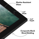 Americanflat 12x18 Poster Frame with Shatter-Resistant Glass - Black - Brand New