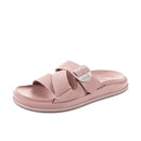 JCH109844Z Chaco Women's Townes Slide Suede Rose Quartz Size 10 - Like New