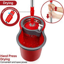 Spin Mop Bucket Set 360° Spin Mop, Bucket, 3 Microfiber Mop Refills, B0BR3HTB8L - Brand New